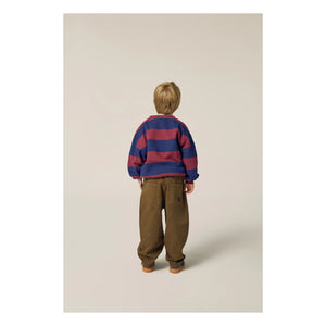 The Campamento - Çizgili sweatshirt | Bordo