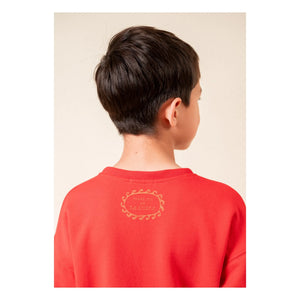 birinit - Chili Birinit organik pamuklu sweatshirt | Kırmızı
