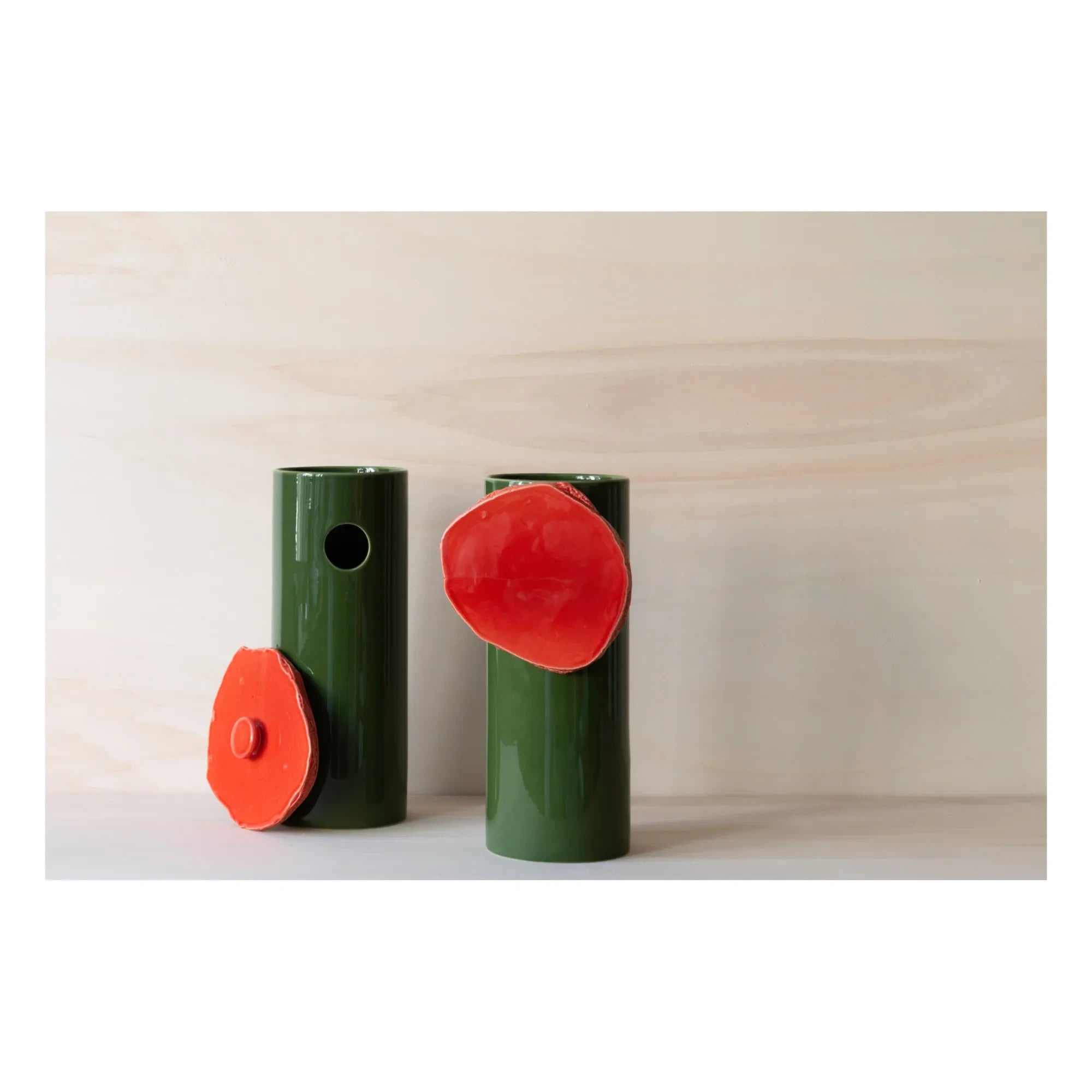 Vitra - Découpage Disc Vazo - Ronan & Erwn Bouroullec | Koyu Yeşil