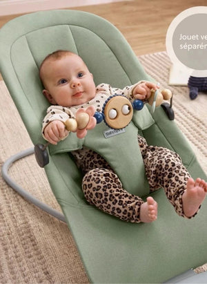 BabyBjörn - Begin Deck Chair - Yumuşak Fırçalanmış Dokuma Kumaş, Açık Yeşil | Soluk yeşil