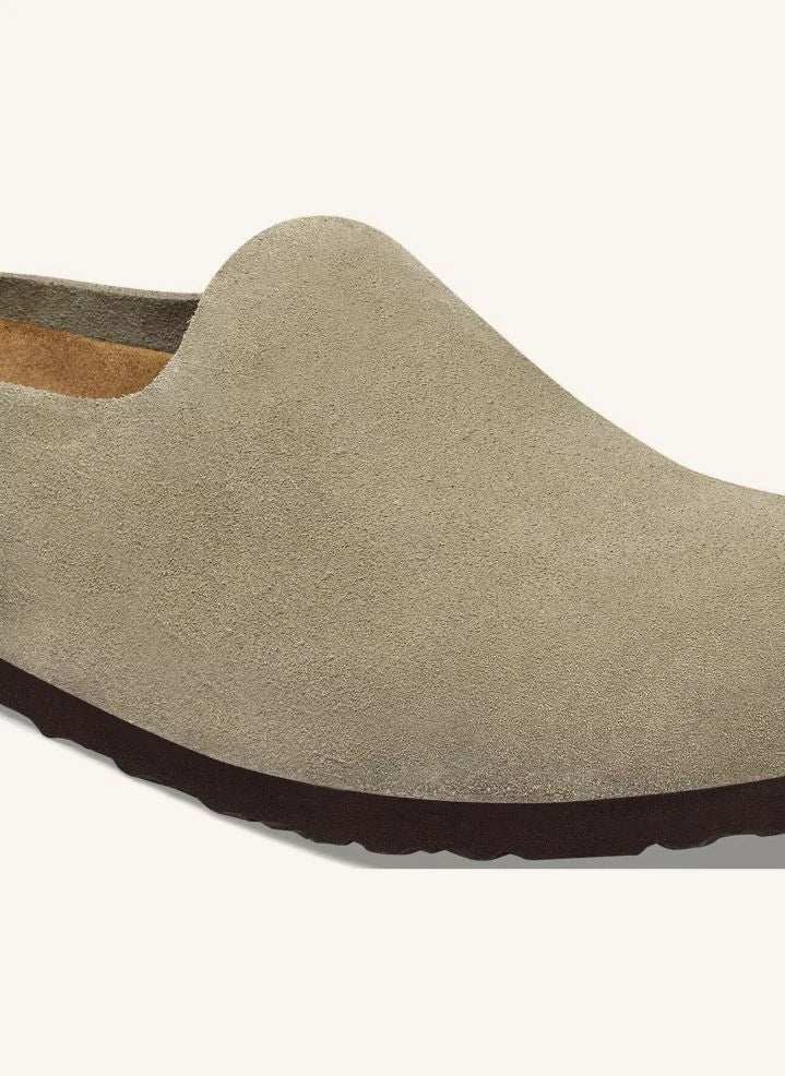BIRKENSTOCK - صندل أمستردام مغطى بالجلد المدبوغ
