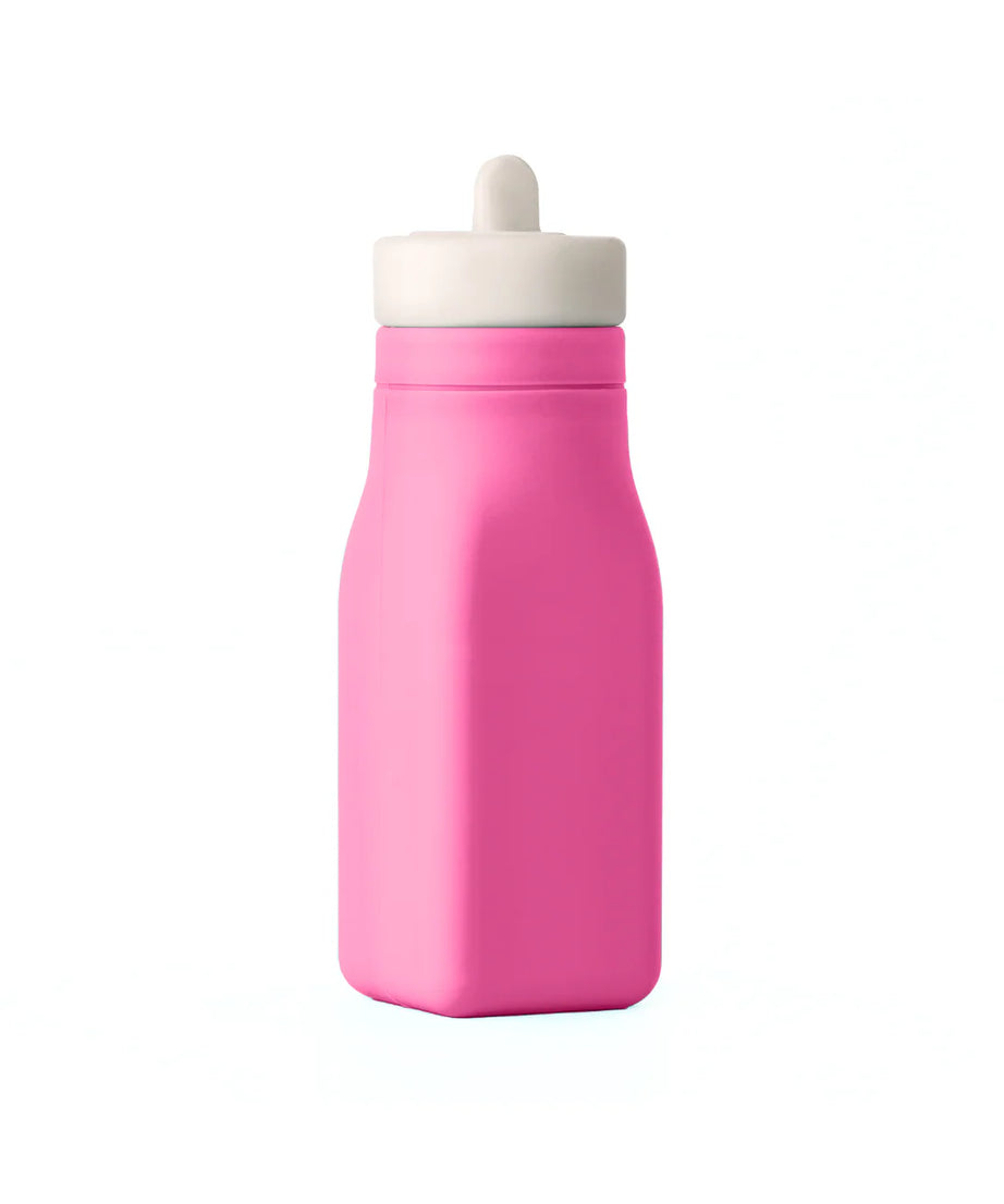 Omiebox - زجاجة OmieBottle خالية من BPA من السيليكون وردي