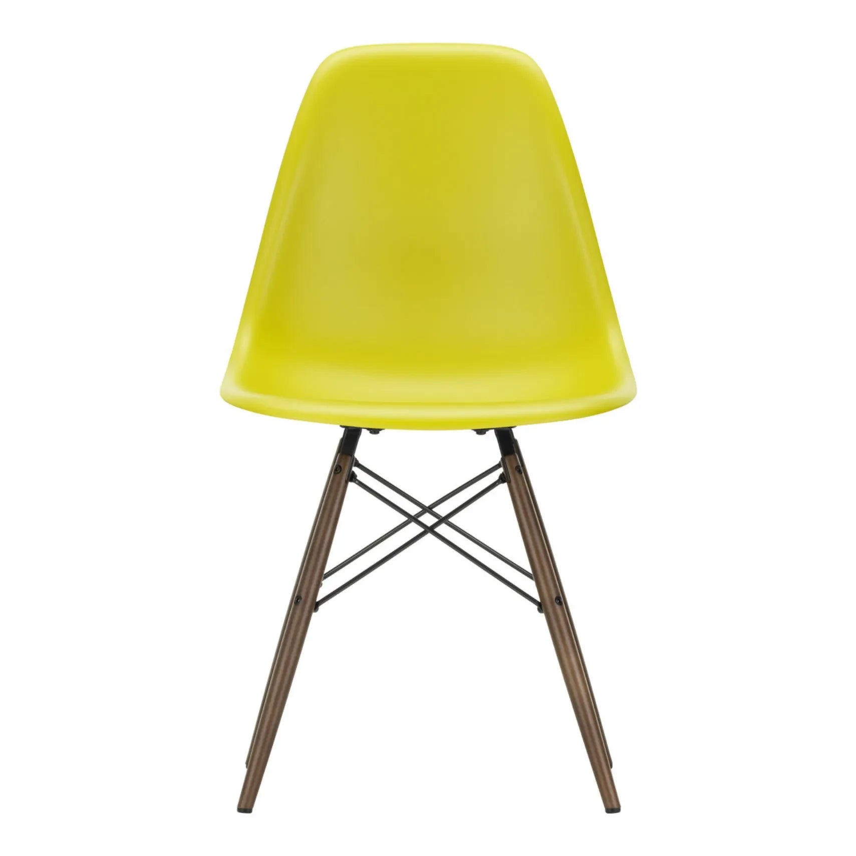 Vitra - DSW plastik sandalye - akçaağaç taban - Charles & Ray Eames | Hardal