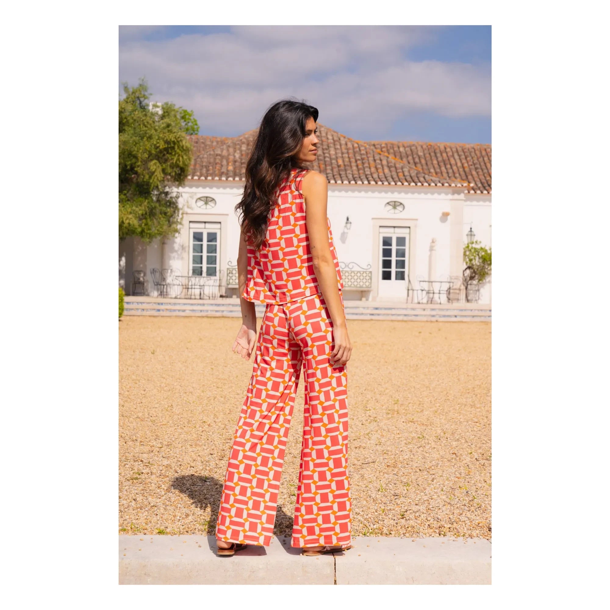 Paloma Collection - Andrea Pink Mama Pantolon - Kadın Giyim | Pembe