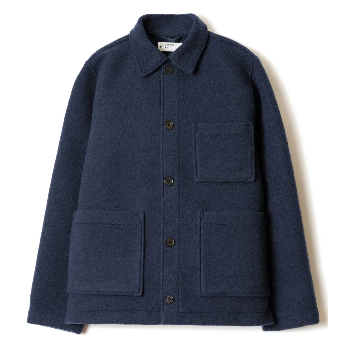 Universal Works - Tag Wool Overshirt | Koyu Mavi