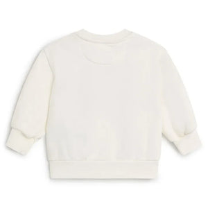 the new society - Bebek Gülücük Sweatshirt | Beyaz