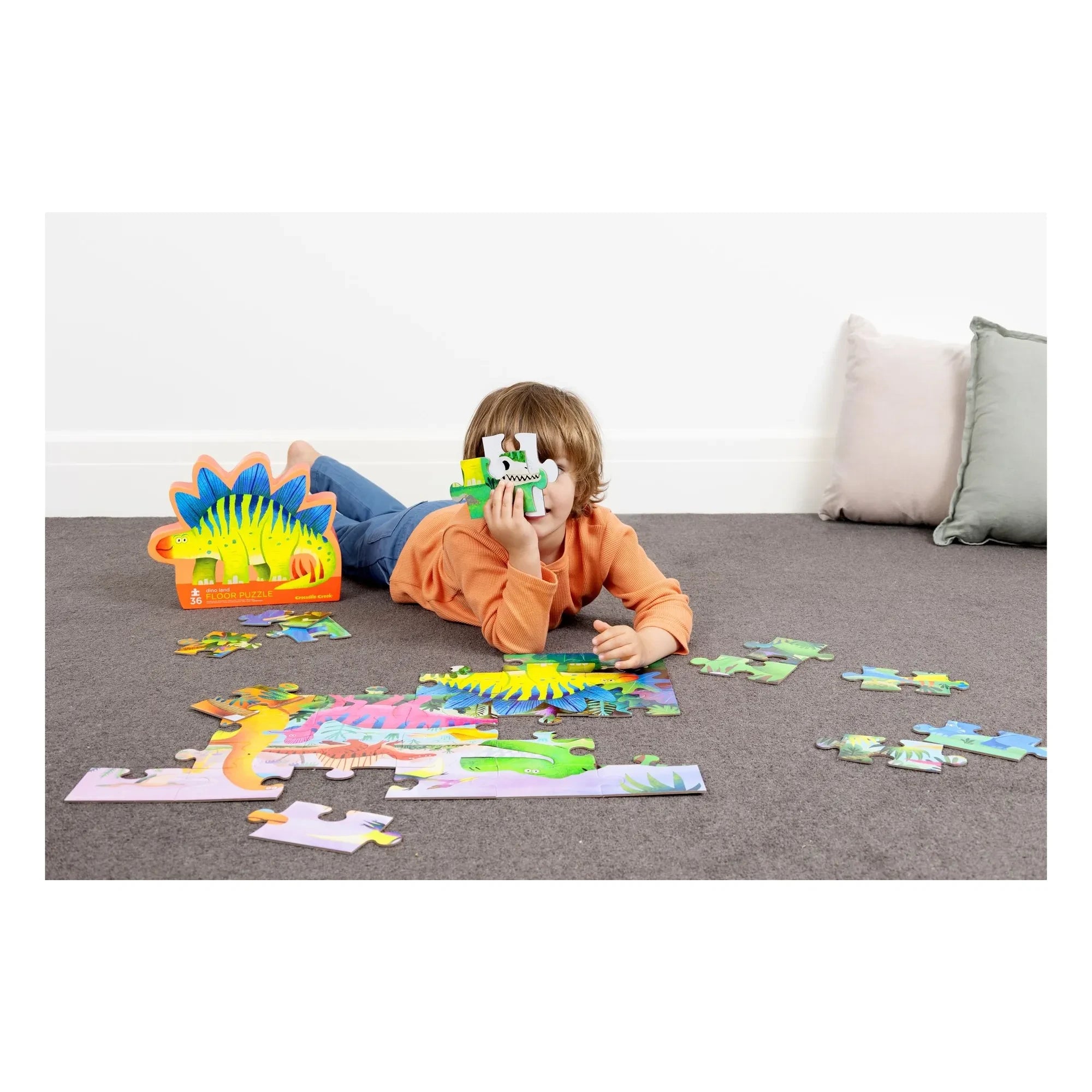 Crocodile Creek - Dinozor Dünyası Puzzle - 36 Parça