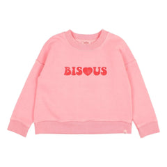 Búho - Bisous Sweat Organik Pamuk | Pembe