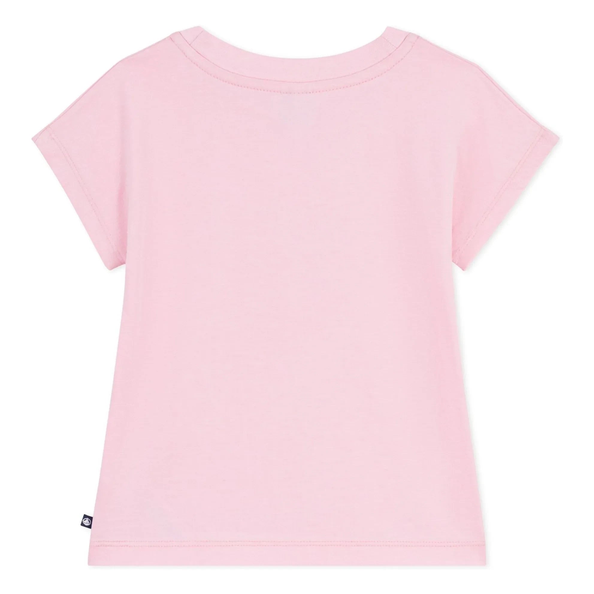 Petit Bateau - Organik Pamuk Kalp Tişört | Pembe