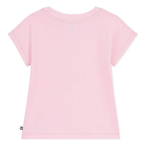 Petit Bateau - Organik Pamuk Kalp Tişört | Pembe