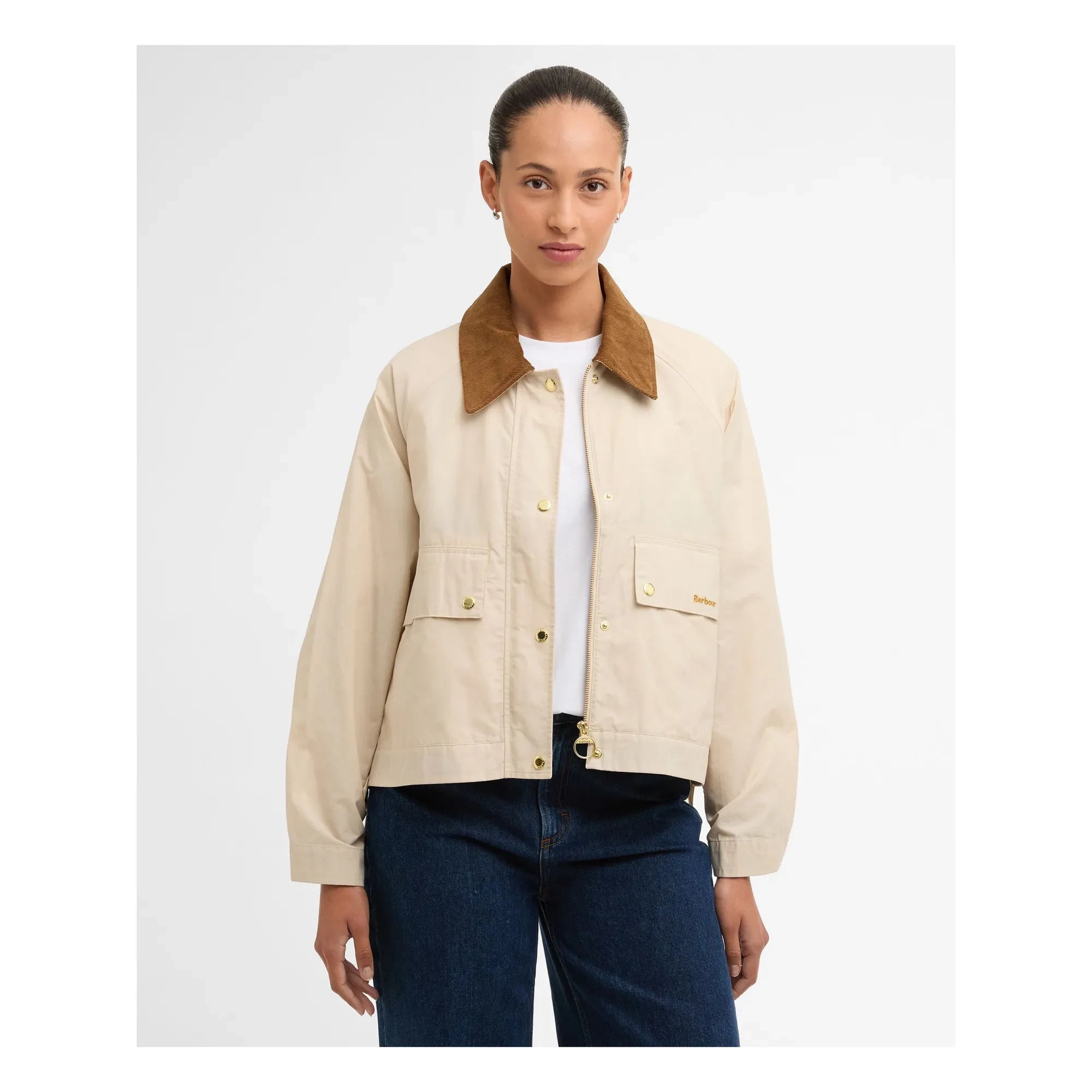 Barbour - Medland su geçirmez ceket | Krem
