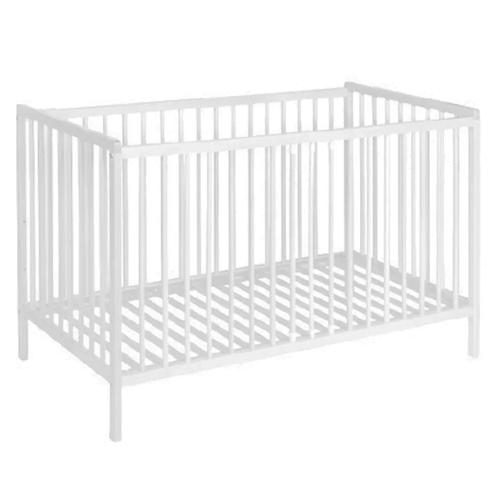 Quax - Beyaz Kayın Bebek Karyolası 60x120cm | Beyaz