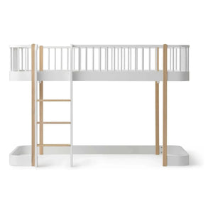 Oliver Furniture - Orijinal dönüşüm kiti, çatı katı yataktan ranza yatağa, beyaz/meşe | Meşe