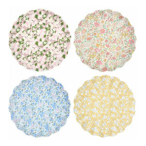 Meri Meri - Melamin tabaklar - Meri Meri x Liberty - 4'lü set
