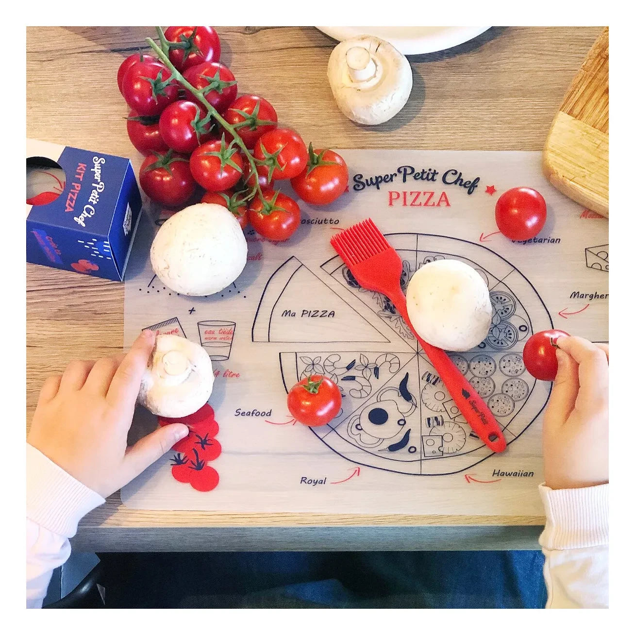 Superpetit - Tarifli Amerikan Servis Seti - Pizza Seti