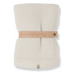1+ in the family - Couverture Marinet Merinos Yünü | Ecru