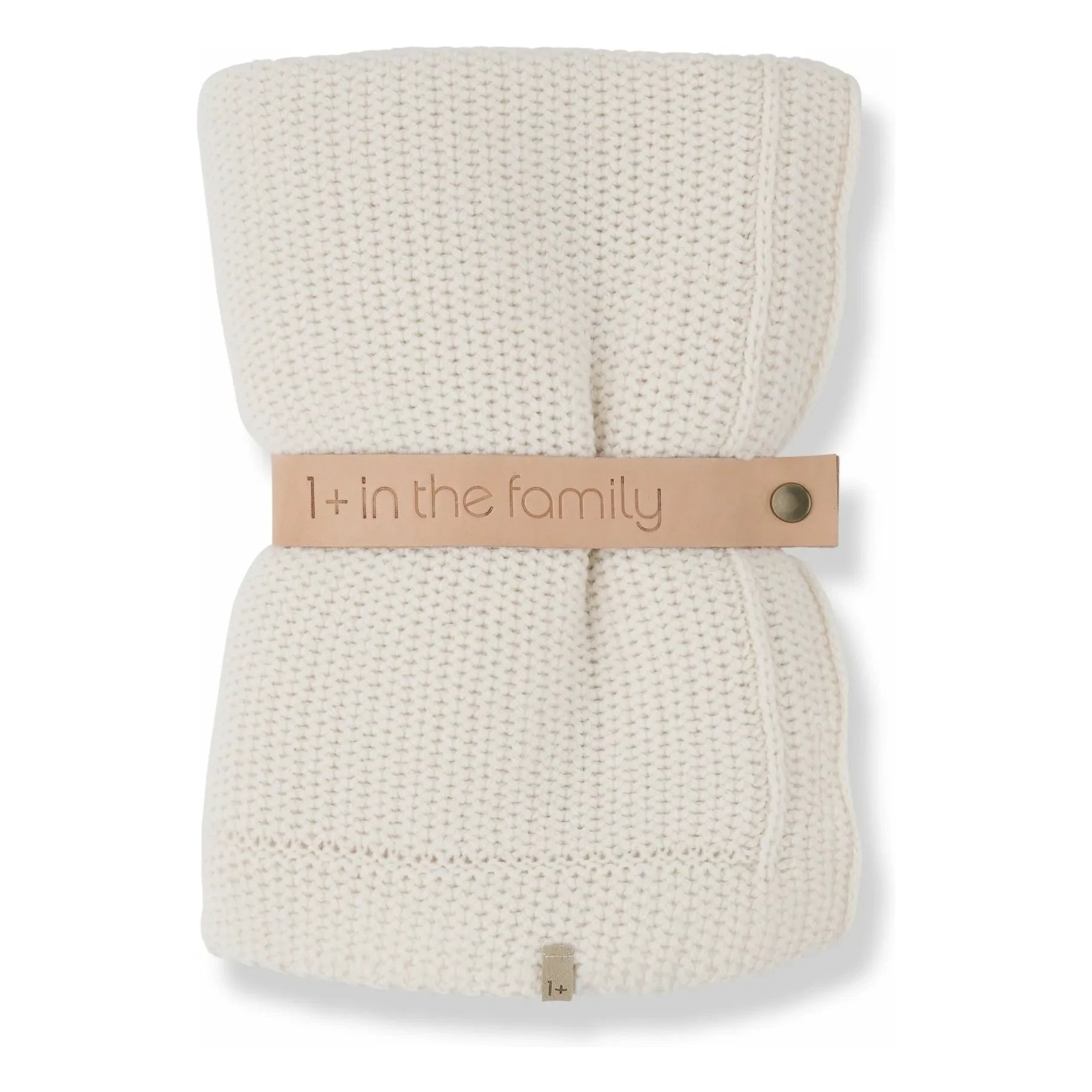 1+ in the family - Couverture Marinet Merinos Yünü | Ecru