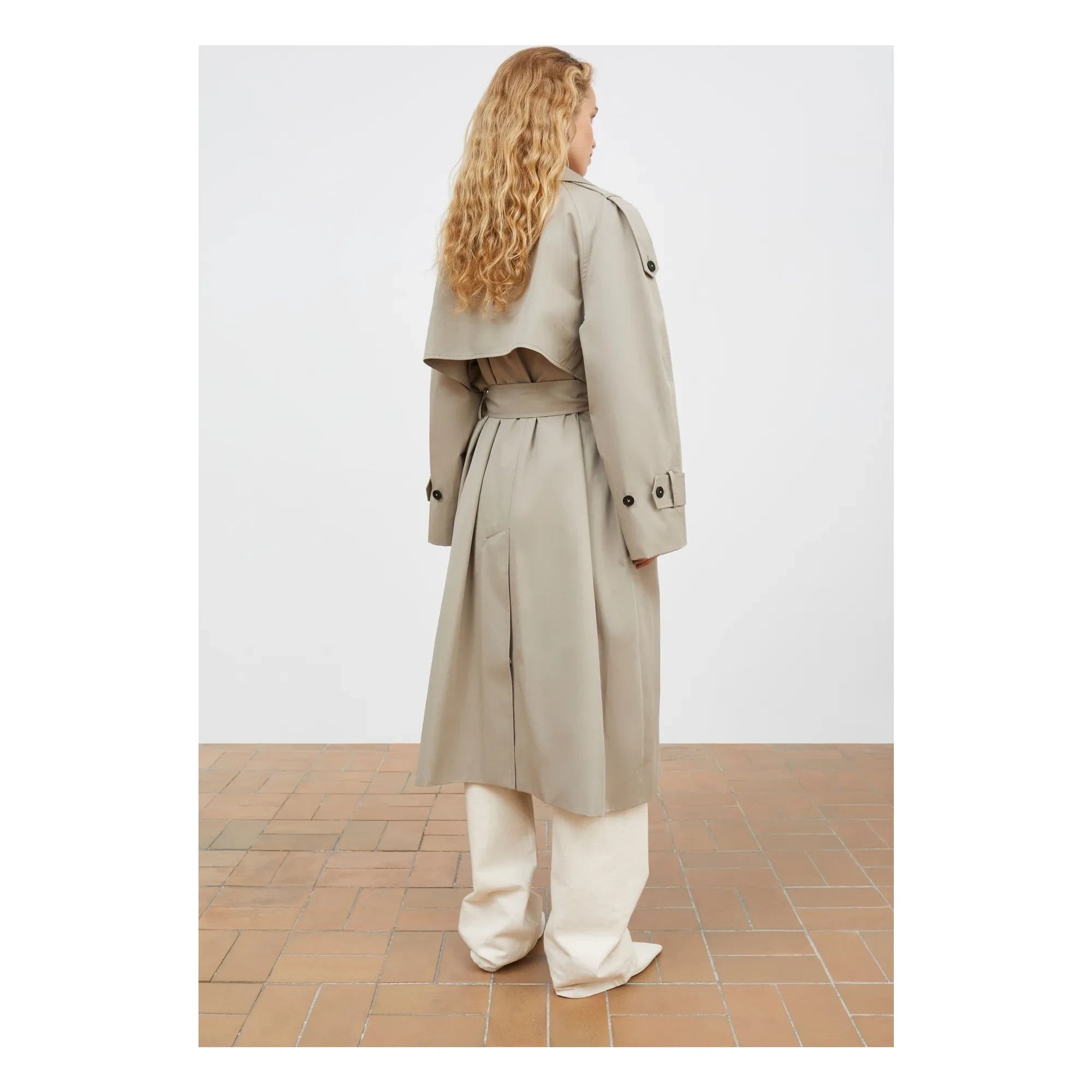 Skall Studio - Trenç Mahsa Organik Pamuk | Gri-yeşil