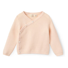 Copenhagen Colors - Organik Pamuklu Cache-Coeur Hırka | Lychee Pink