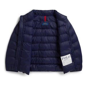 Ralph Lauren - Geri Dönüştürülmüş Elyaf Logolu Dolgulu Mont | Lacivert