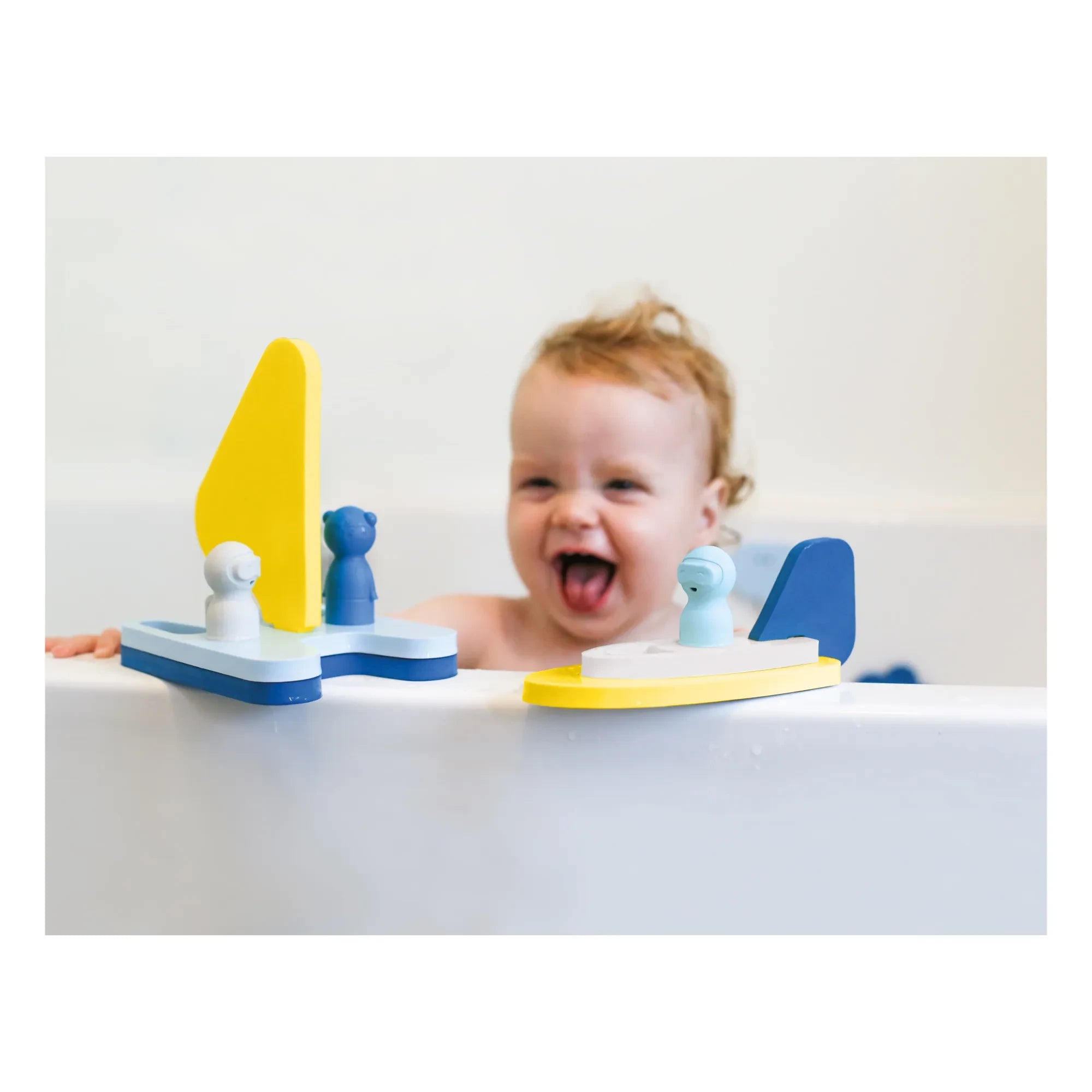 Quut - Yelkenliler 3D Banyo Yapbozu - 12 Parça | Mavi