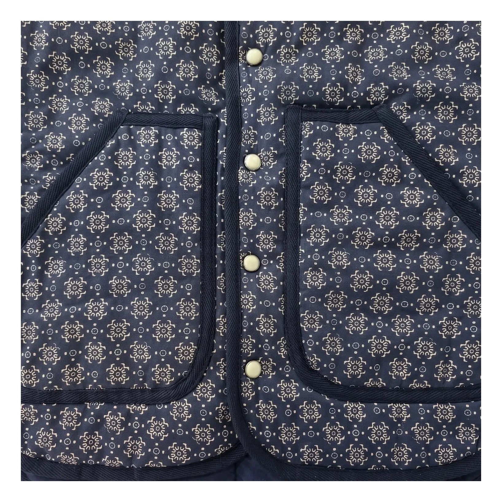 Hundred Pieces - Maria Bandana Kolsuz Yelek | Indigo mavi