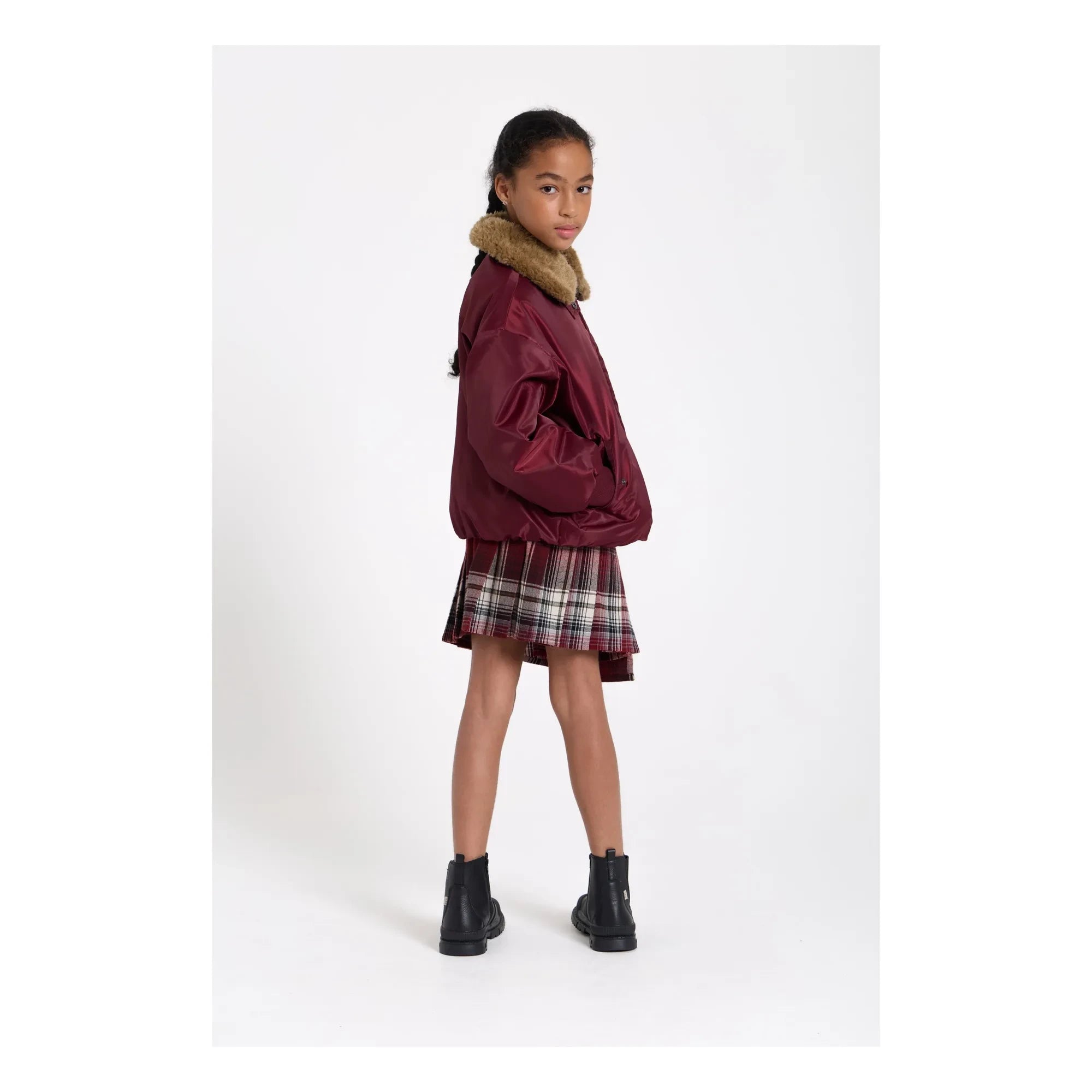 Finger in the nose - Aria Bomber Ceket | Aubergine