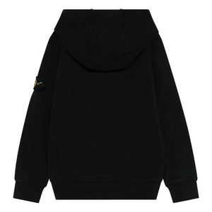 Stone Island - Logo Kapüşonlu Sweatshirt | Siyah