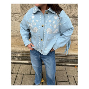SISSEL EDELBO - Christer Denim Ceket | Mavi