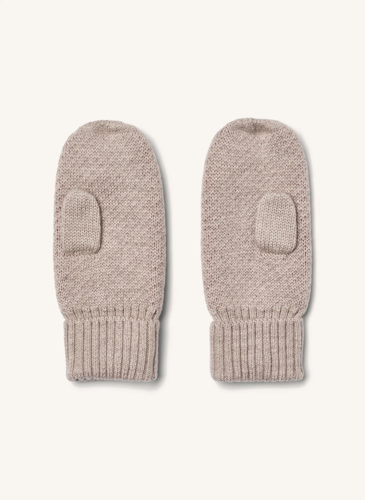 Wheat - Haansi Merino Yün Kalp Eldivenler | Lila
