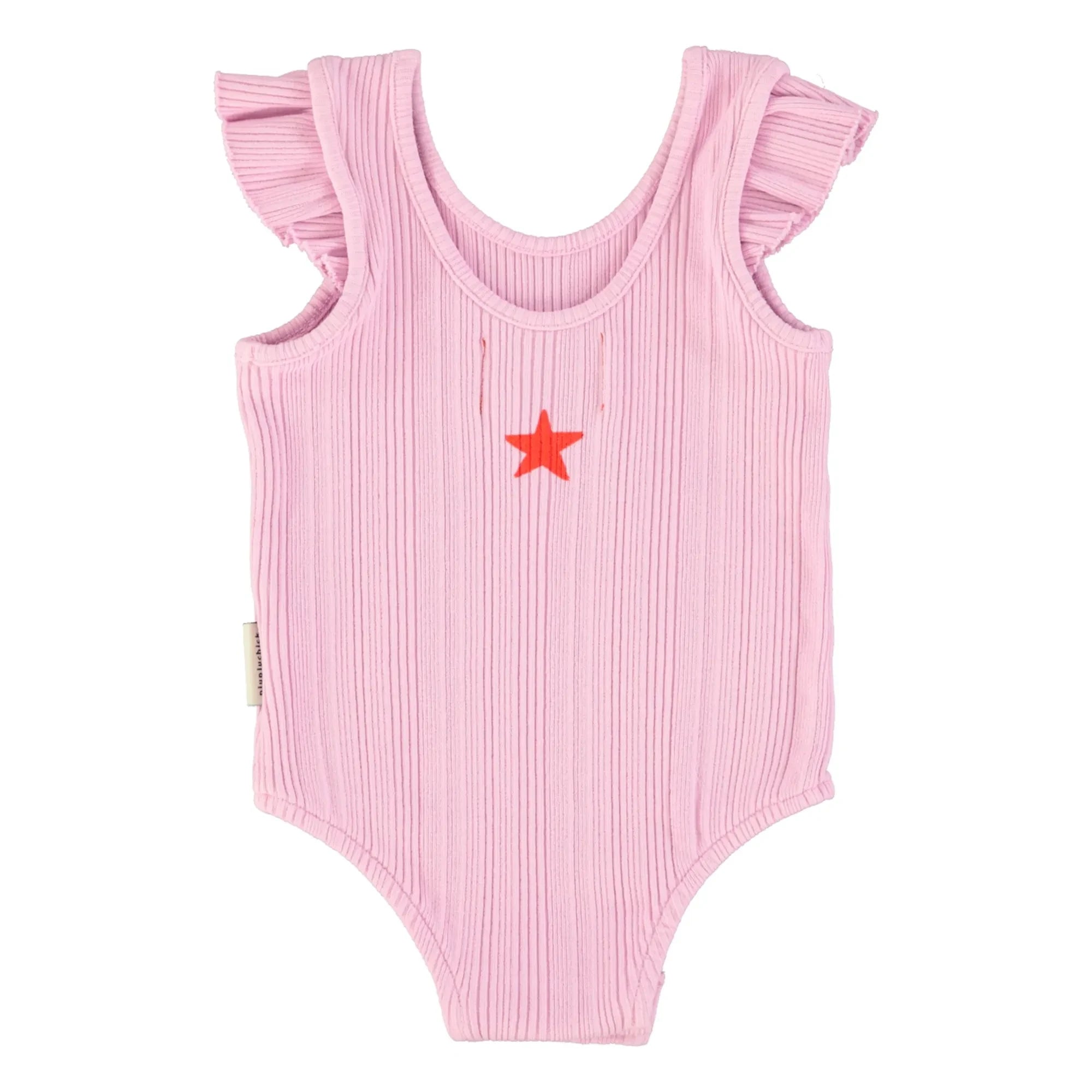 Piupiuchick - Organik Pamuk Kalpli Fitilli Body | Lila