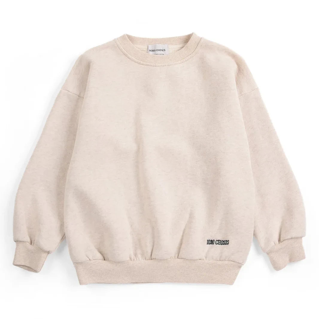 Bobo Choses - Organik pamuklu sweatshirt | Bej