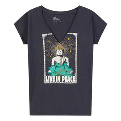 Leon & Harper - Tonton Yoga T-shirt Organik pamuk | Karbon