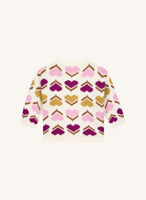 Bonton - Cardigan Maligne Bebek | Ecru
