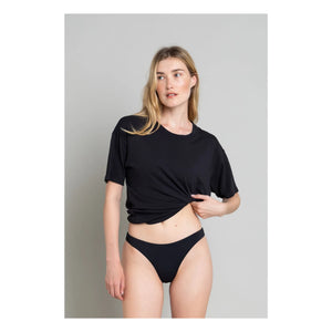 Smallable Woman - Hana organik pamuk T-shirt | Siyah