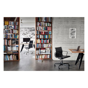 Vitra - EM masası, yağlanmış doğal meşe 220x90 cm - siyah ayak - Jean Prouvé | Meşe