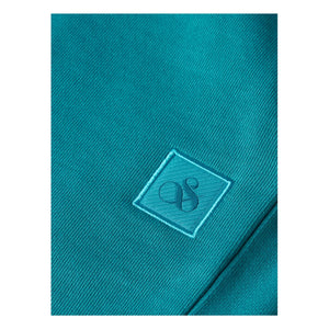 Scotch & Soda - Organik Pamuk Logo Rozetli Jogger Şort | Lagoon Blue