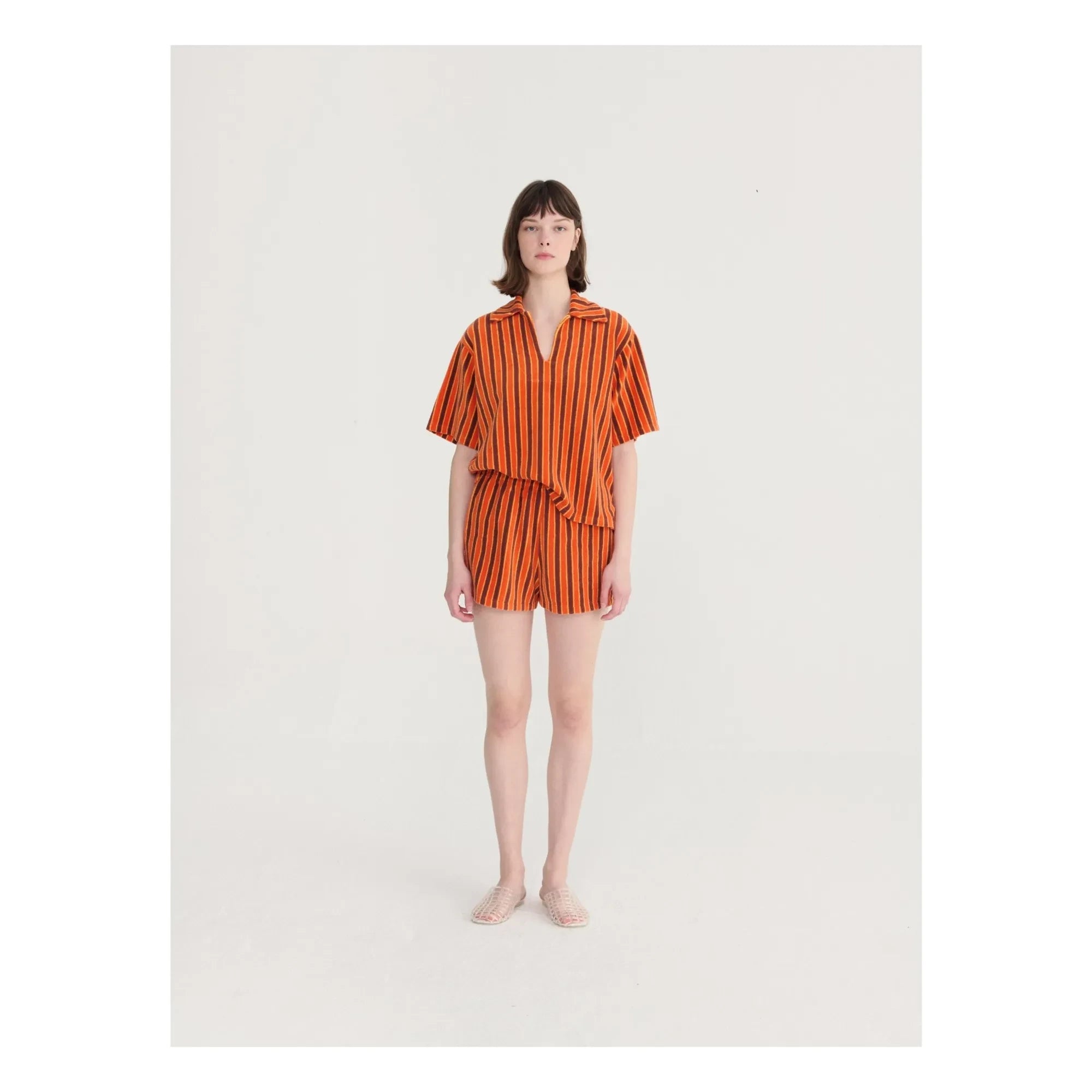 Bobo Choses - Terry Cotton Kısa Şort | Camel