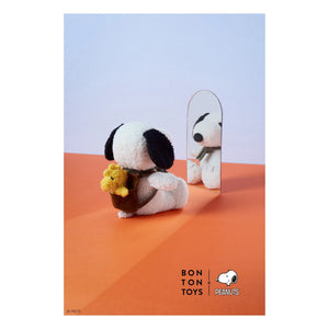 Bon Ton Toys - SNOOPY - Çantada Woodstock ile Snoopy peluş oyuncak