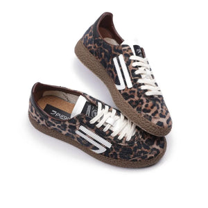 PURAAI - Leo Leopard Spor Ayakkabı | Siyah