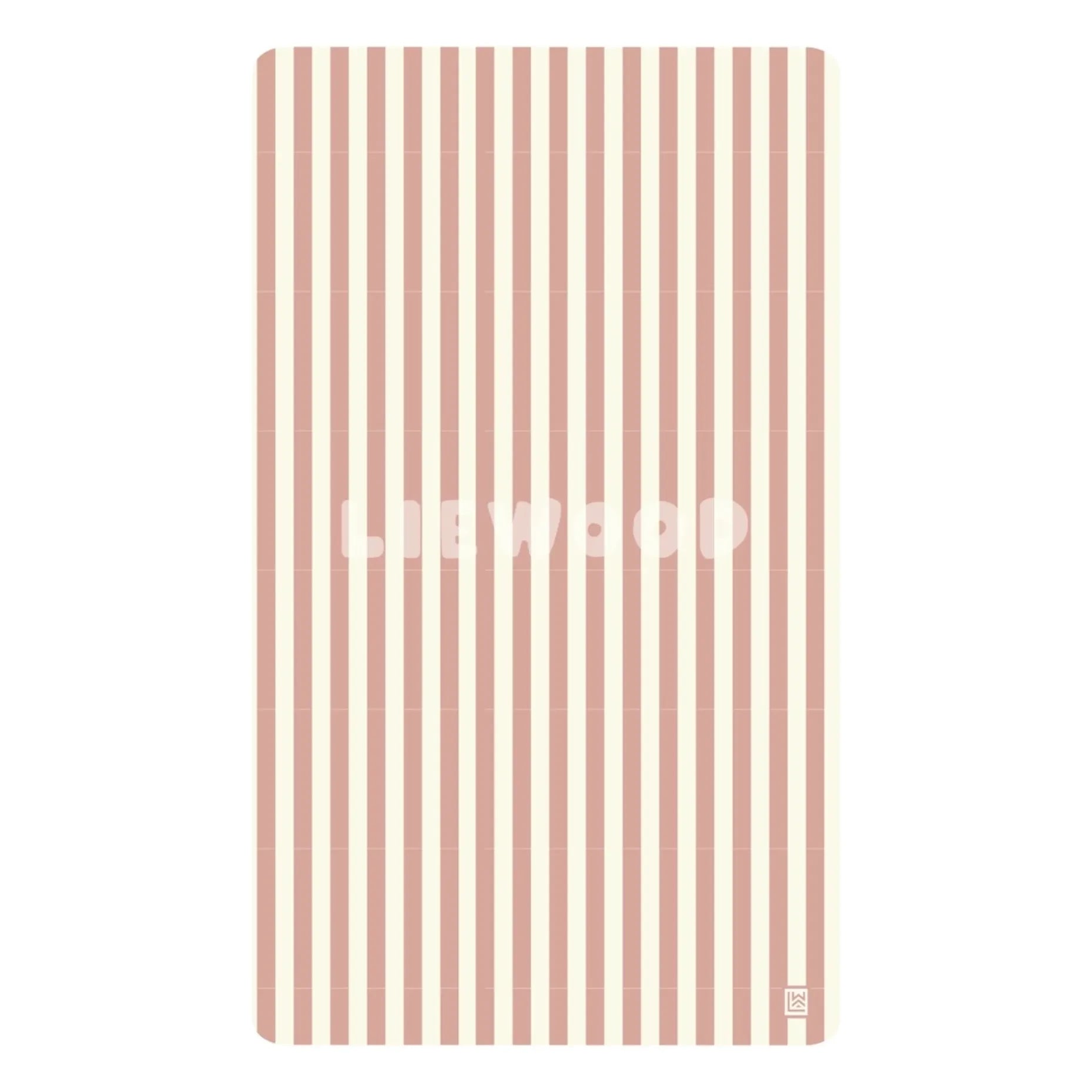 Liewood - Yaz plaj havlusu | Mercan pembesi/krem