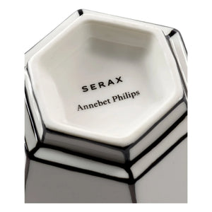 Serax - Annabet Philips fincan ve tabak takımı - 2'li | Noir/Blanc
