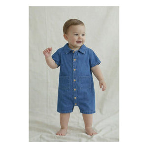 Lililotte - Charly tulum Tencel Organik Pamuk | Denim mavi