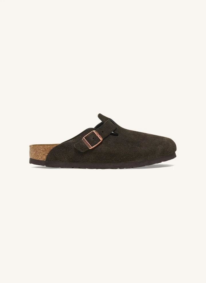BIRKENSTOCK - Boston SFB نعال من جلد الشامواه
