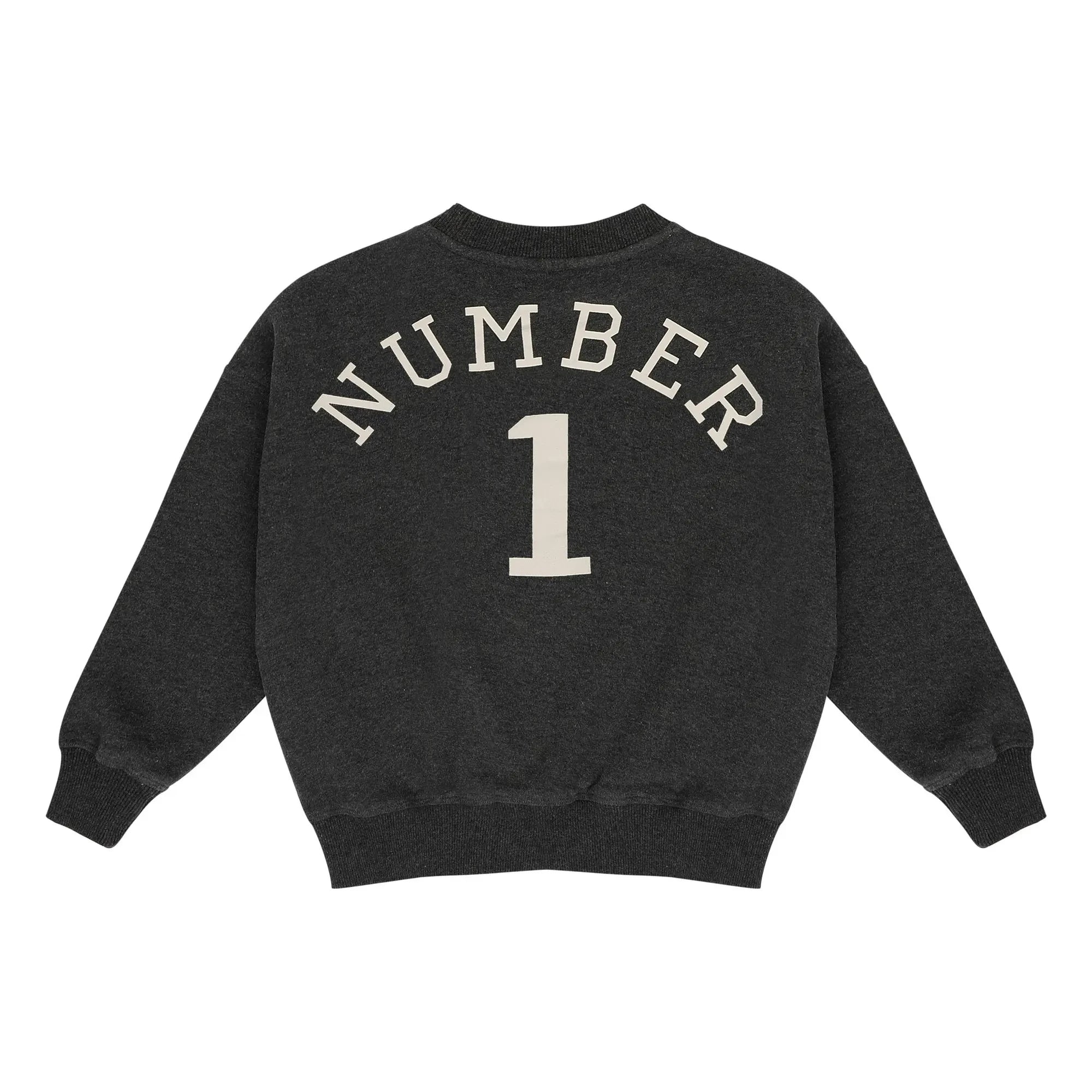 Jenest - Bird NR 1 organik pamuk sweatshirt | Koyu gri