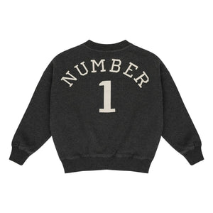 Jenest - Bird NR 1 organik pamuk sweatshirt | Koyu gri
