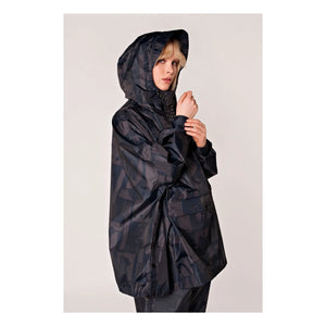 Rainkiss - Back to Black Su Geçirmez Anorak | Siyah