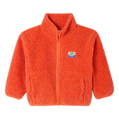 American Vintage - Hoktown Geri Dönüştürülmüş Elyaf Sherpa Ceket | Turuncu