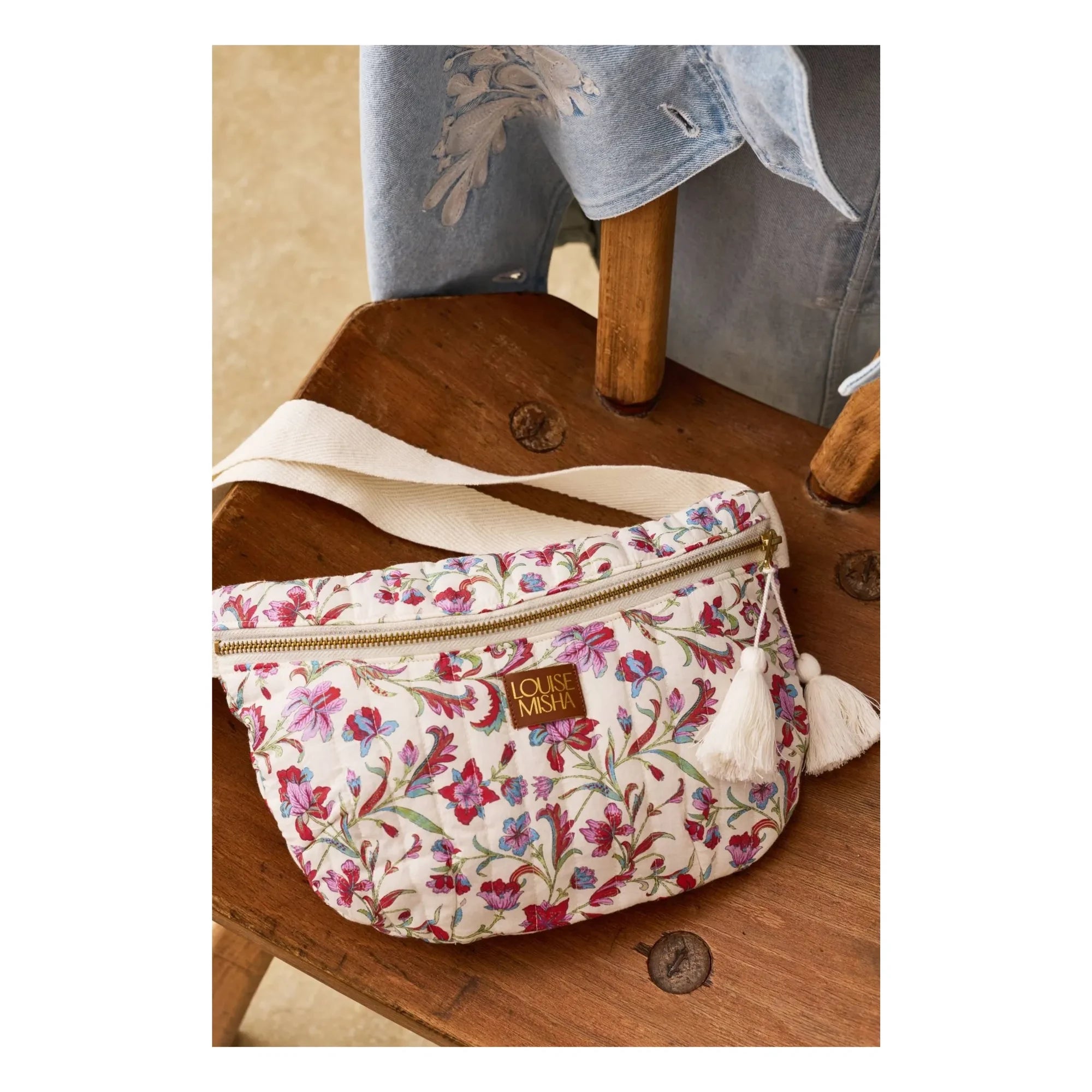 Louise Misha - Sac Banane Gaby Pamuk | Beyaz