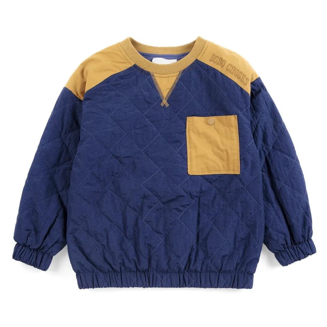 Bobo Choses - Kapitone sweatshirt | Koyu Mavi